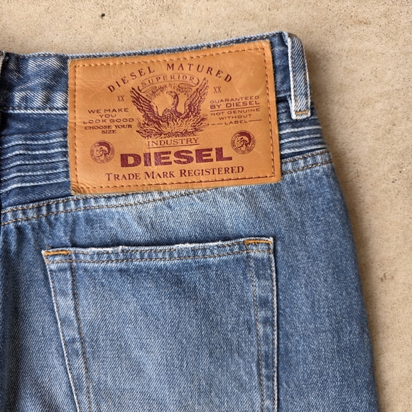 Diesel 28 Y2K 90s Grunge Punk Skater Streetwear D-Reggy Straight Leg Jeans - Picture 13 of 16